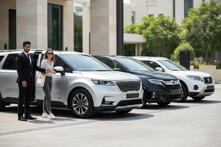 Private Car with Driver at Disposal in Dubai or Abu Dhabi
