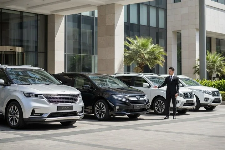 Private Car with Driver at Disposal in Dubai or Abu Dhabi