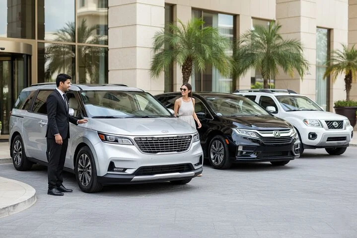 Private Car with Driver at Disposal in Dubai or Abu Dhabi