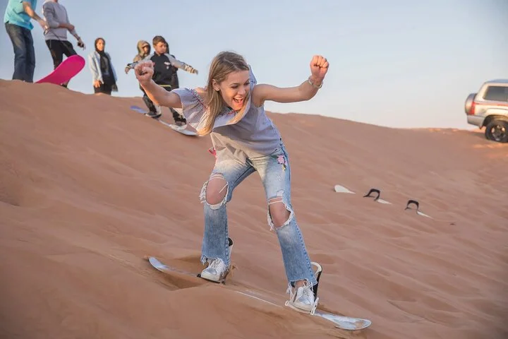 Private Evening Desert Safari Camel, Falcon & BBQ at Premium Camp