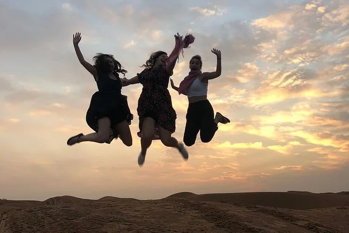 Private Evening Desert Safari Camel, Falcon & BBQ at Premium Camp