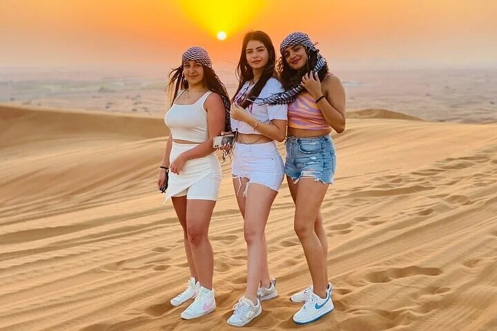 Private Evening Desert Safari Camel, Falcon & BBQ at Premium Camp