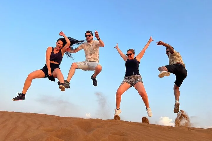 Private Evening Desert Safari Camel, Falcon & BBQ at Premium Camp