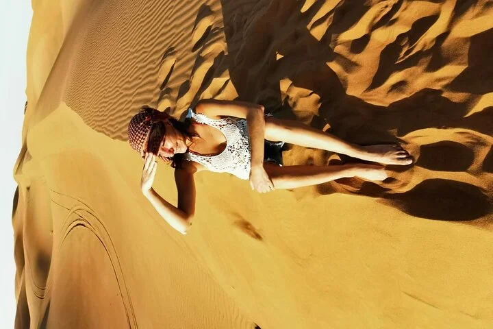 Private Evening Desert Safari with BBQ Dinner & Sand Boarding