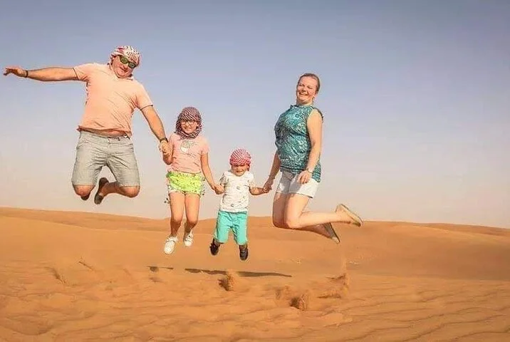 Private Evening Desert Safari with BBQ Dinner & Sand Boarding