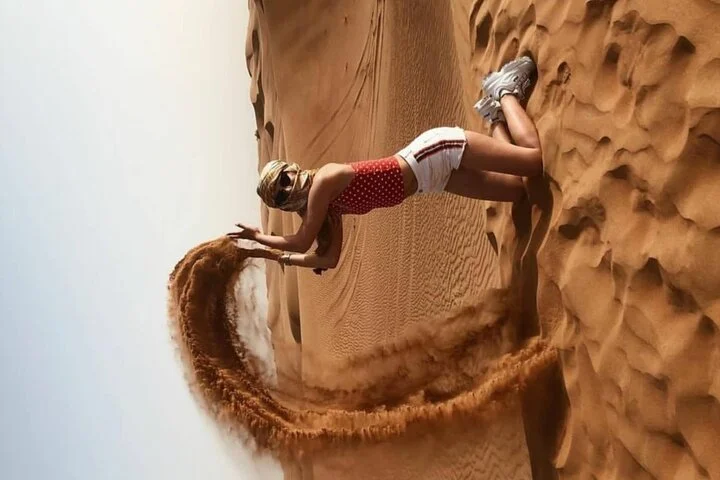 Private Evening Desert Safari with BBQ Dinner & Sand Boarding