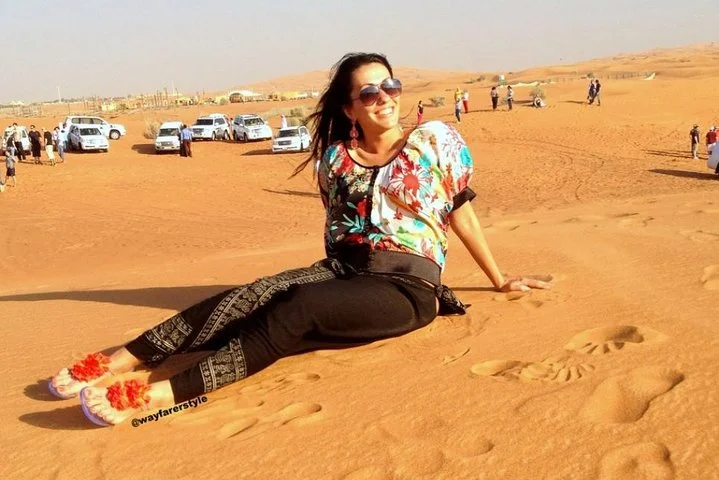Private Evening Desert Safari with BBQ Dinner & Sand Boarding