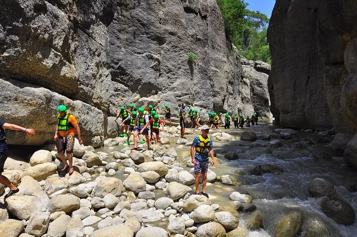 Private Full-Day Canyoning, Rafting, and Zipline in Antalya