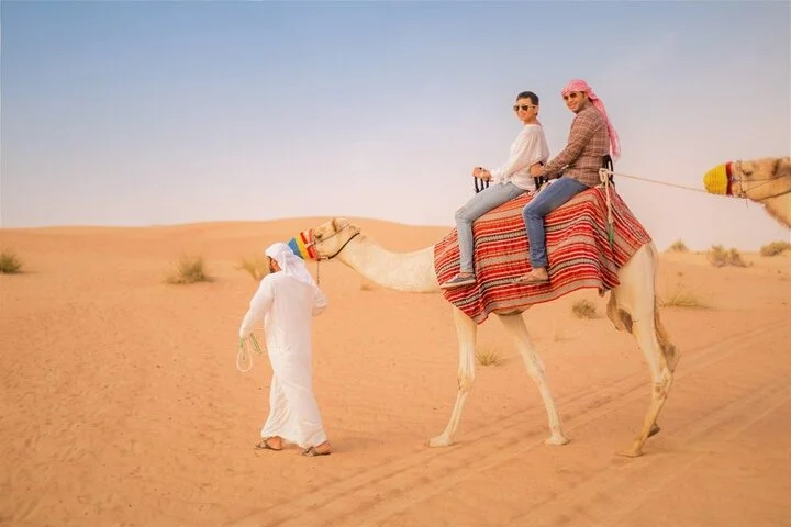 Private Morning Desert Safari With Camel Ride & Sand Boarding