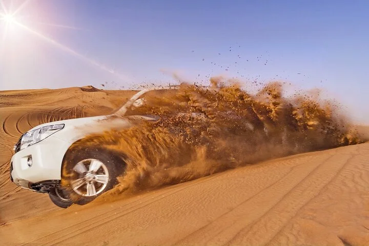 Private Premium Dubai Evening Dune Bashing With Live BBQ