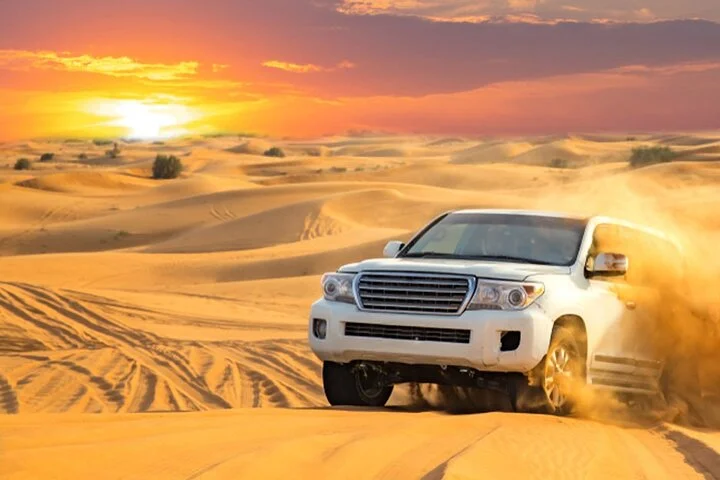 Private Sunset Safari With Extreme Dune Bashing & Camel Rides