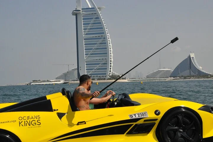 Private Tour Dubai in Jet Car 60min: Burj Al Arab to Atlantis