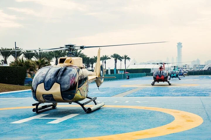 Private: Ultimate Dubai Helicopter Tour with Optional Transfers