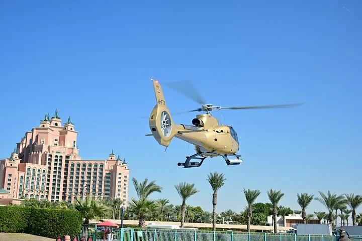 Private: Ultimate Dubai Helicopter Tour with Optional Transfers