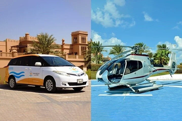 Private: Ultimate Dubai Helicopter Tour with Optional Transfers