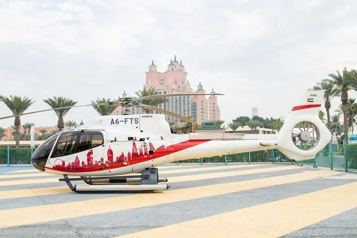 Private: Ultimate Dubai Helicopter Tour with Optional Transfers