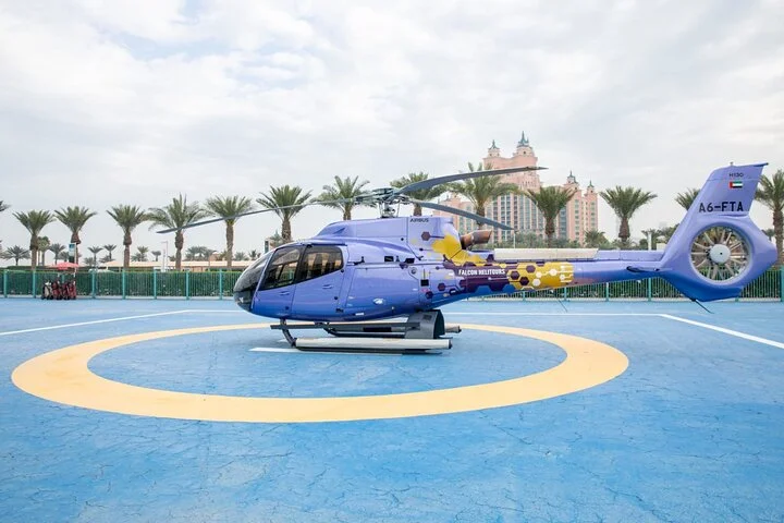 Private: Ultimate Dubai Helicopter Tour with Optional Transfers