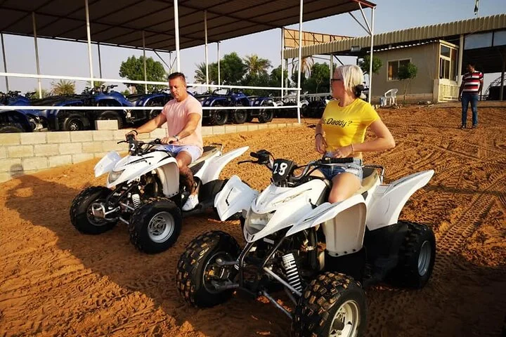 Quad Bike Desert Safari Red Dunes Pick & Drop Dinner Live Shows