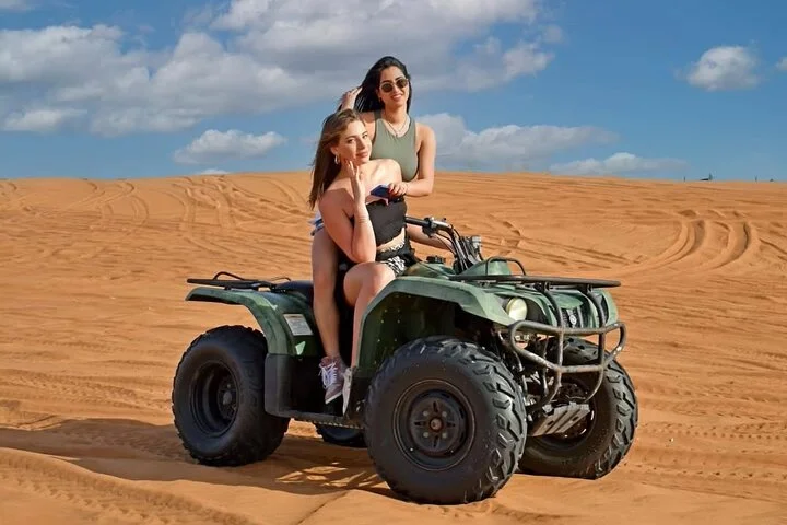 Quad Bike Desert Safari Red Dunes Pick & Drop Dinner Live Shows