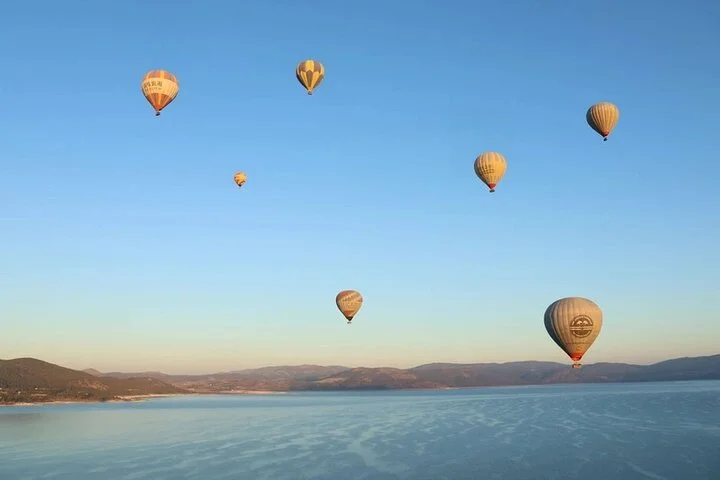 Salda Lake and Hot Air Balloon Tour in Salda