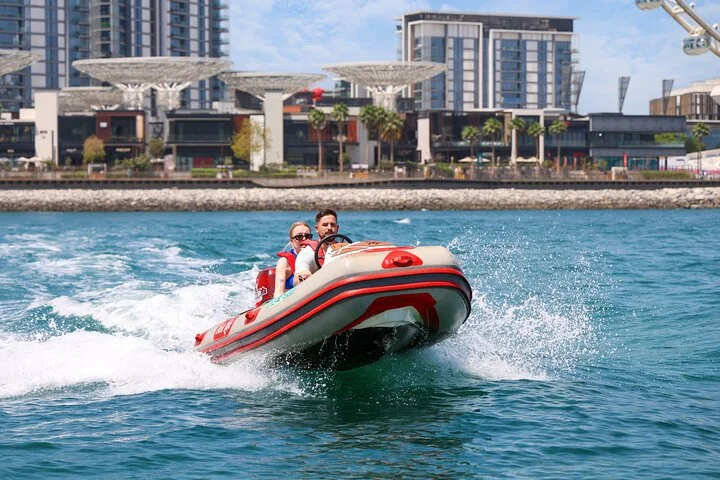 Self Drive boat tour Dubai : JBR, Atlantis and Burj Al Arab