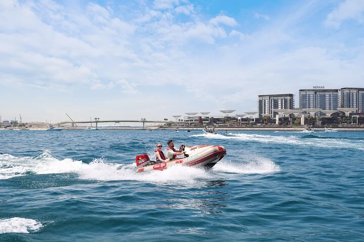 Self Drive boat tour Dubai : JBR, Atlantis and Burj Al Arab