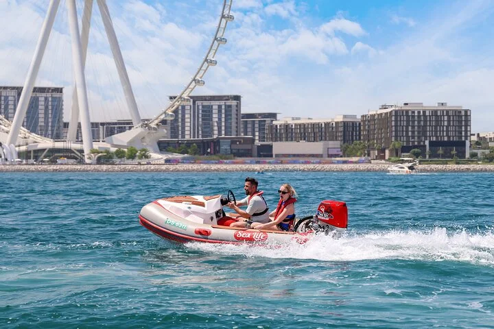 Self Drive boat tour Dubai : JBR, Atlantis and Burj Al Arab