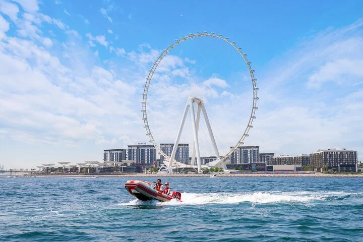 Self Drive boat tour Dubai : JBR, Atlantis and Burj Al Arab