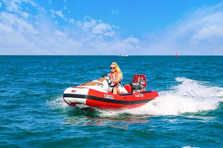 Self Drive boat tour Dubai : JBR, Atlantis and Burj Al Arab