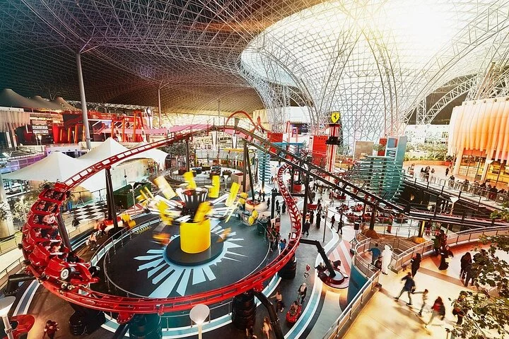 Sheikh Zayed Grand Mosque with Ferrari World & Yas Waterworld Fun