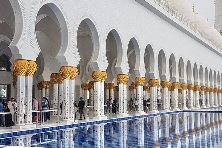 Sheikh Zayed Grand Mosque with Ferrari World & Yas Waterworld Fun