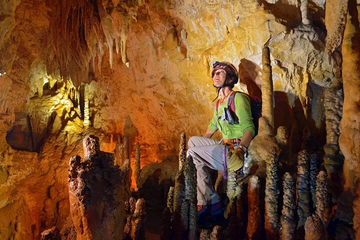 Speleology, Exploration inside a secret cave