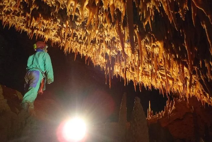 Speleology, Exploration inside a secret cave