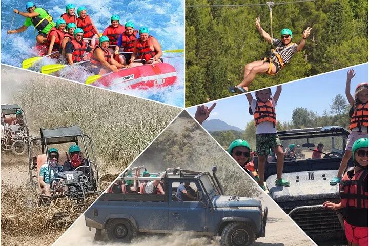 Süber combo adventure (rafting zipline bugy jeep canyon visit)
