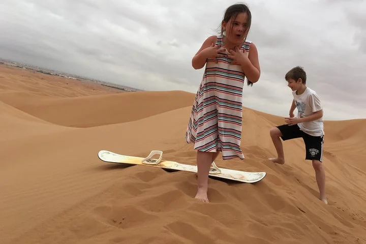 Sun Rise Desert Safari & Sandboarding (Private Vehicle)