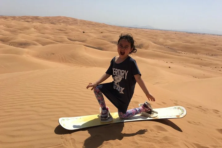 Sun Rise Desert Safari & Sandboarding (Private Vehicle)