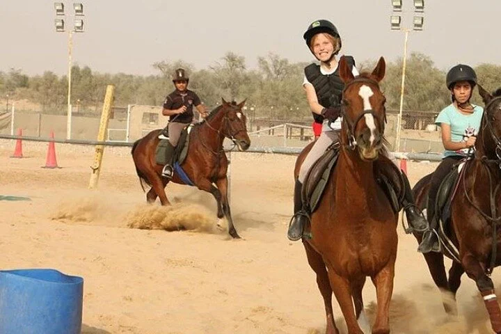 Sunrise Horse Riding Experience in Dubai Desert with Lake View