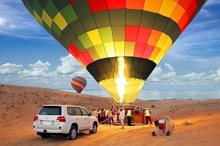 Sunrise Hot Air Balloon Flight with Breakfast Camel Ride and more