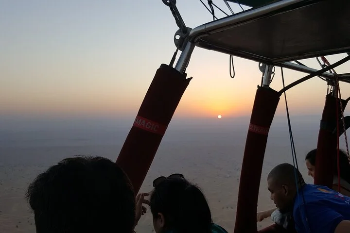 Sunrise Hot Air Balloon Ride with Buffet Breakfast and Camel Ride