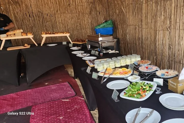 Sunrise Hot Air Balloon Ride with Buffet Breakfast and Camel Ride