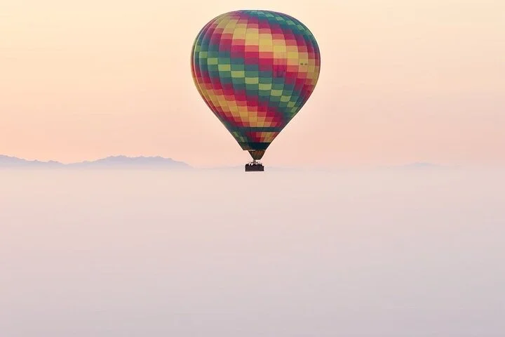 Sunrise Hot Air Balloon Ride with Buffet Breakfast and Camel Ride