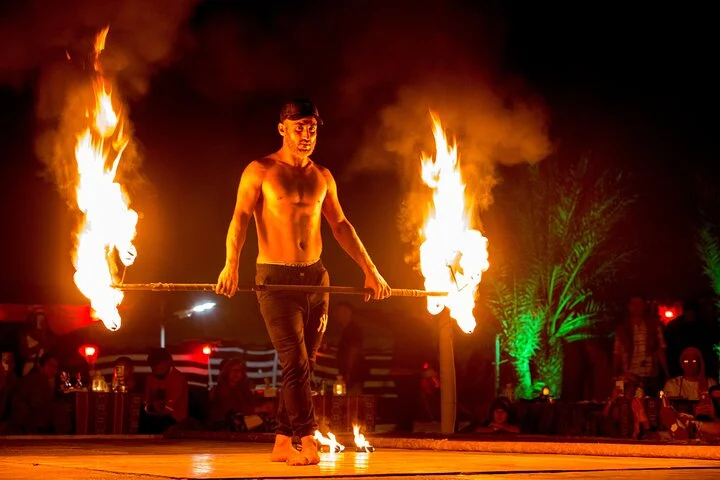 Sunset Camel Trekking, Falcon Show & VIP BBQ Dinner