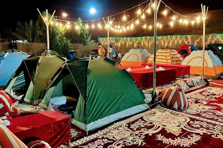 Sunset Desert safari with Burj khalifa View