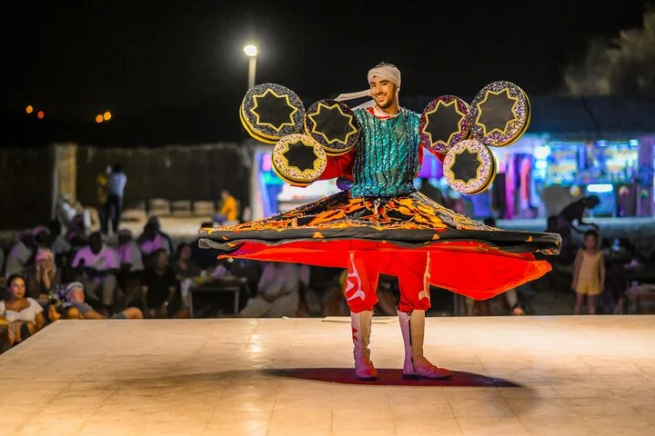 Sunset Desert safari with Burj khalifa View