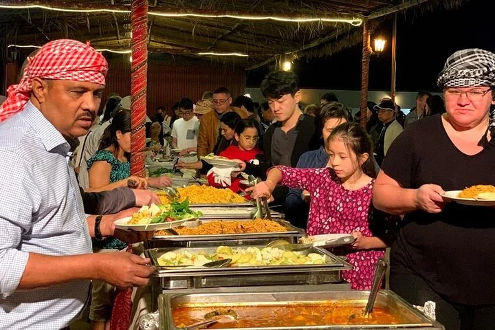 Sunset Desert safari with Burj khalifa View