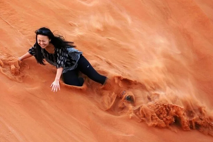 Sunset Desert safari with Burj khalifa View