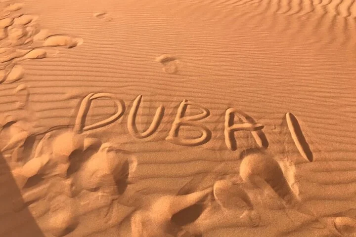 Sunset Desert safari with Burj khalifa View