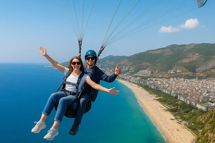 Tandem Paragliding Experience in Antalya with Hotel Transfers
