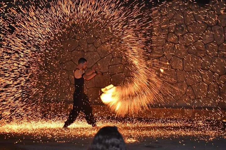 Thrilling dune bashing with VIP Desert camp delicious BBQ & shows