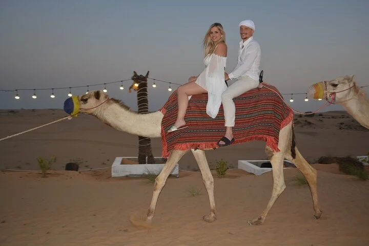 Thrilling dune bashing with VIP Desert camp delicious BBQ & shows